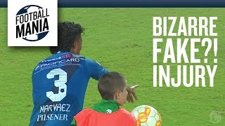 Bizarre FAKE?! Finger Injury - John Narvaez (Emelec)