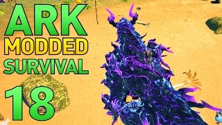[18] Elite Blackheart Godling and Wild Dark Dragon Gods! (ARK Modded Survival Multiplayer)