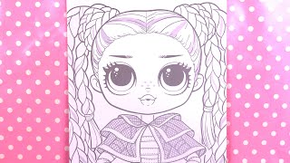 Coloriage Poupées LOL Coloring Dazzle as Babe in the Woods