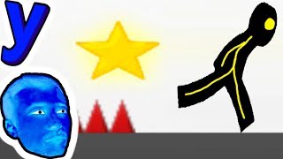 ЧЕРНЫЙ ЧЕЛОВЕЧЕК Ищет оптимальный путь Среди Ловушек! #158 ИГРА для ДЕТЕЙ