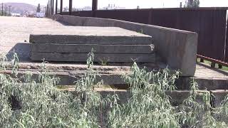Керчь обзор недостроя Украины - Ворошиловского моста-путепровода 1993 г.