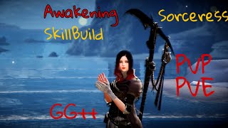 Black Desert Mobile SkillBuild PVP & PVE Awakening Sorceress - By CNZahra
