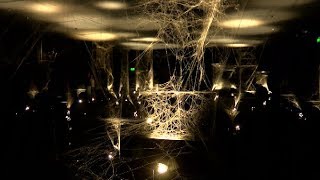Las arañas y sus telas son las protagonistas de la muestra de Tomás Saraceno en el MAMBA