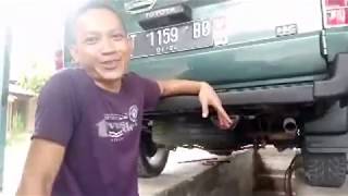 kijang gren pasang knalpot racing