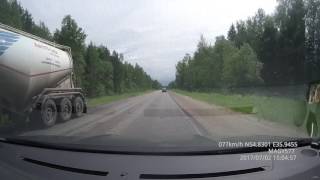 дорога Медынь - Полотняный завод - трасса М3, июль 2017