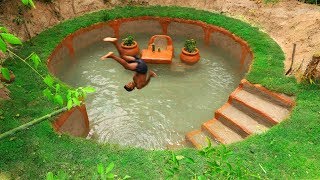 Build Talented Living Room Middle Underwater Swimming Pool