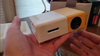 (Episode 2363) PRISEER  UNBOXING: YG - 300 LCD LED Mini Projector Home Media Movie Player Support