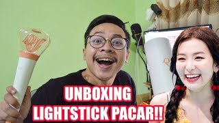 RED VELVET OFFICIAL LIGHTSTICK UNBOXING INDONESIA ( WADAWWW SEKALI!! )