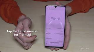 Huawei P30 (Pro): How to enable the Developer Options? for USB Debugging etc.