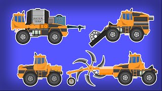 Transformers | Harvesting Tractor | Seeding and Water Tractor | Plowing Tractor | Kids Video