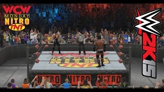 WWE 2K15 PC MOD: WCW Nitro Graphics & Ring - Booker T vs Sting