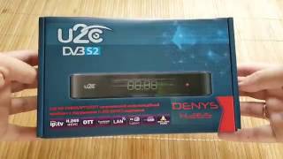 U2C Denys H.265 обзор, распаковка денис, комплектация тюнера у2с