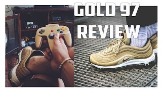 2017 Gold Medal Air Max 97 On Foot Review!