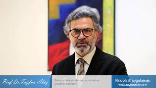 Burun ameliyatından sonra ne zaman gözlük takabilirim? - Prof. Dr. Tayfun Aköz