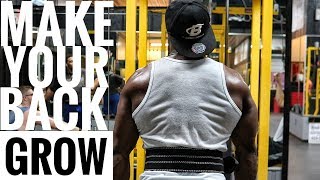 Back Workout For MASS, WIDTH & STRENGTH!!!!