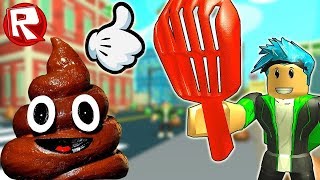РОБЛОКС СИМУЛЯТОР УБОРКИ КАКАШЕК. Poop scooping simulator ROBLOX