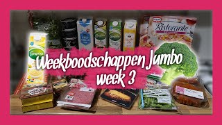 JUMBO BOODSCHAPPEN SHOPLOG EN WEEKMENU!!DE LAATSTE KEER JUMBO? WEEK 3 2020