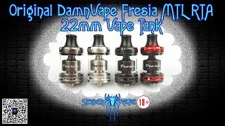 Отличный Бак Fresia MTL RTA by Damn Vape | SergSpider review | SpiderChannel | FullHD |