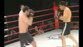 Нокаут с вертушки.Knockout from a kick leg
