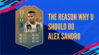 ALEX SANDRO FLASHBACK REVIEW FIFA 19