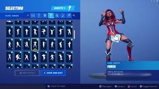 *UPDATED* Fortnite Valor Skin Outfit Showcase with All Dances & Emotes