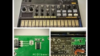 KORG Volca Beats - MIDIbeats MIDI mod Installation Video