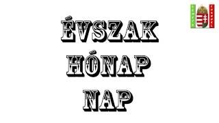 Венгерский язык Урок 45 - "Évszak, hónap, nap"