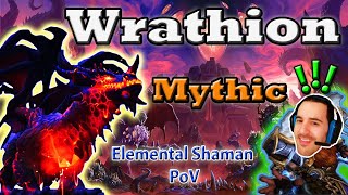 ⚡ Mythic Wrathion First Kill ? 8/8M Elemental Shaman PoV ❄️