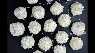 Gesunde Raffaello Kokoskugeln Rezept