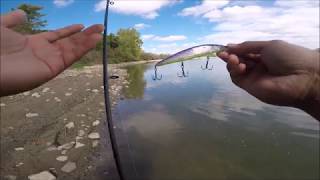 Jackall rerange! testing out my new lure for fall!