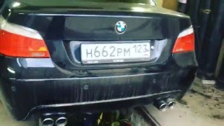 Тюнинг Краснодар спортивный выхлоп BMW E60 2.5 (tuning-elite.com)