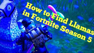 How to Find Llamas in Fortnite Season 5