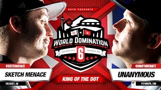 KOTD - Rap Battle - Sketch Menace vs Unanymous | #WD6ix