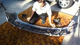 = MERCEDES W211. КАК СОБРАТЬ  ПЕРЕДНИЙ БАМПЕР.=