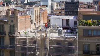 Construcción y elevación de 16 módulos-viviendas, RC82/Barcelona/Mothership
