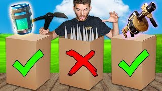 DONT Open the WRONG Fortnite Mystery Box in Real Life!!
