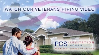 PCS Invitation Homes - Military Veterans Hiring Program
