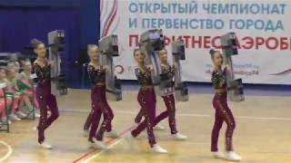 Команда "Эдельвейс" (полуфинал). Степ-аэробика. Юноши-девушки 11-13. 02.02.20