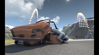 2 Stig'a разбиваются на машине! Мультик про машинки BeamNG.Drive для мальчиков.