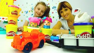 Игры для детей с Плей До. Лепим из play doh.