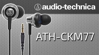 Наушники вкладыши, вставные AUDIO TECHNICA ATH CKM77 обзор отзыв