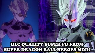 DLC QUALITY SUPER FU FROM SUPER DRAGON BALL HEROES! SSJ DEMON IN ACTION! Dragon Ball Xenoverse 2 Mod