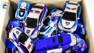 Learning Color disney cars and Police Vehicle full Box Play toys funny video for kids