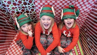 We Pretend to MAILED OURSELVES TO SANTA! (Skit)