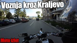 Idemo u Kraljevo kod drugara / Voznja po gradu / MOTOVLOG