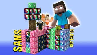 ŞANS BLOKLARI VS HEROBRINE ! (Minecraft'taki En Uzun Kılıç !)