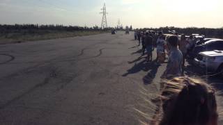 BMW E30 Vs Subaru Forester, Smotra Kherson, Ukraine.