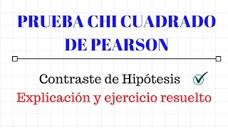 Prueba Chi Cuadrado | Contraste de hipótesis