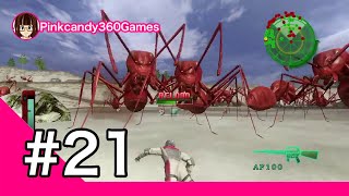 #21【地球防衛軍3】赤色です！EDFの勇猛さを見せる時だ!【Pinkcandy360】 original