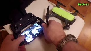 DJI SPARK - первый зимний вечерний полёт